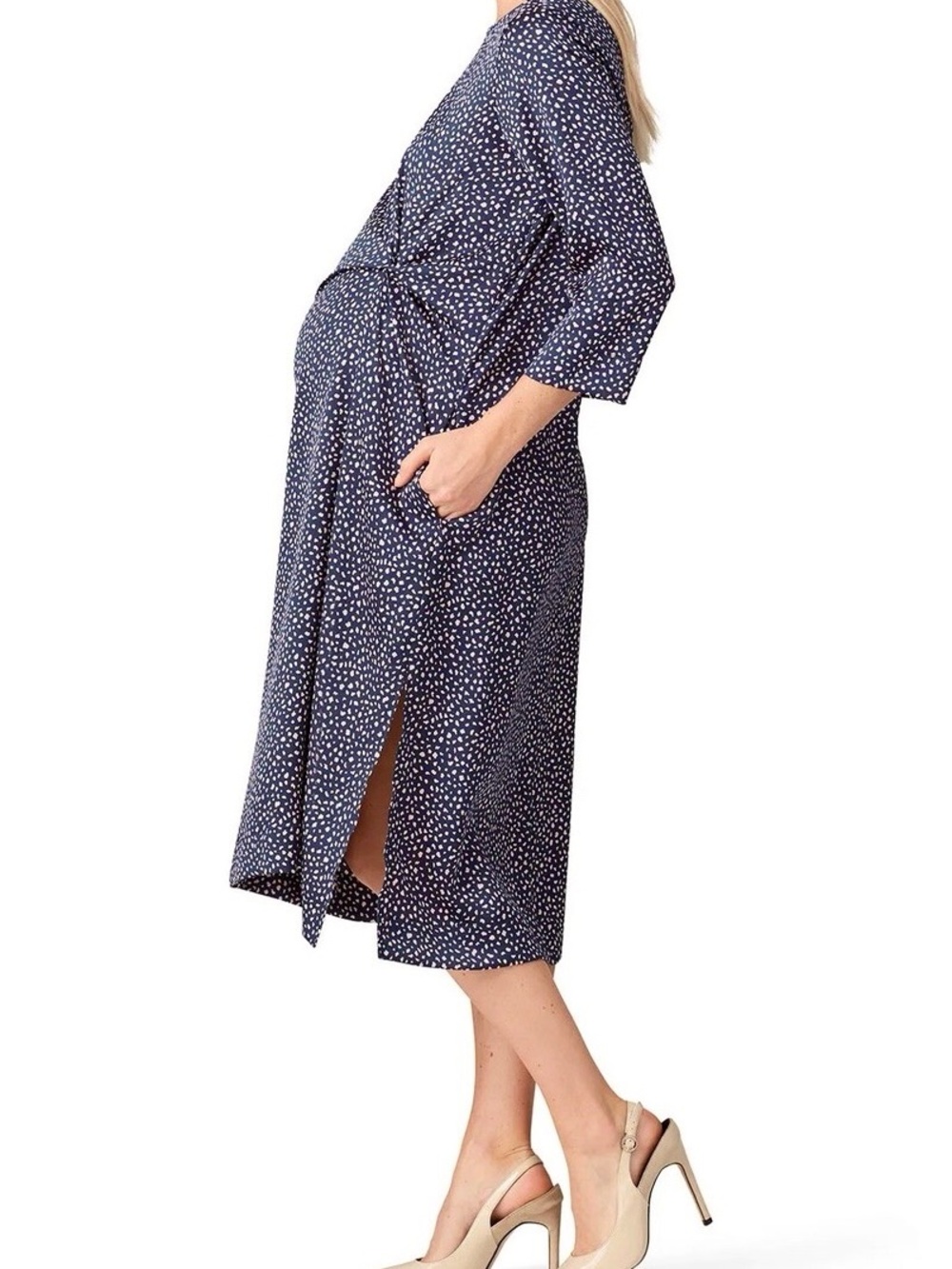 $248 Hatch Maternity Patterned Soft Dress Size XS Women’s - Picture 2 of 14